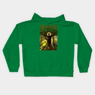 Manifesting art - Resurrection of nature Kids Hoodie